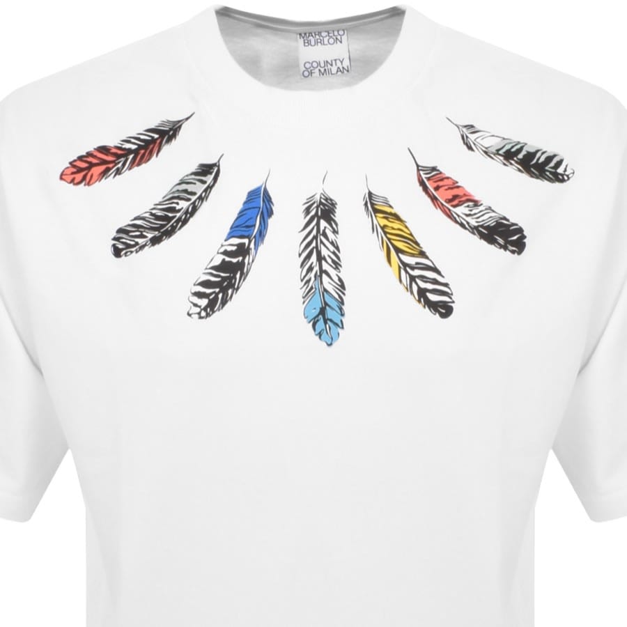 Marcelo burlon white t shirt online
